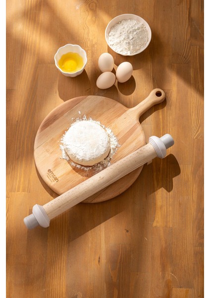 Soft Ayarlanabilir Gri Oklava, Pratik ve Şık Mutfak Gereci