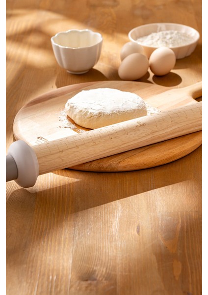 Soft Ayarlanabilir Gri Oklava, Pratik ve Şık Mutfak Gereci