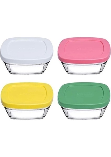 Renkli 4'lü 310 cc Puding Saklama Kabı, Pratik ve Şık Saklama Çözümü fiyatları