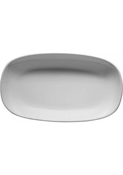 Beyaz 29 cm Kayık Tabak, Şık Sunum ve Servis Için Ideal