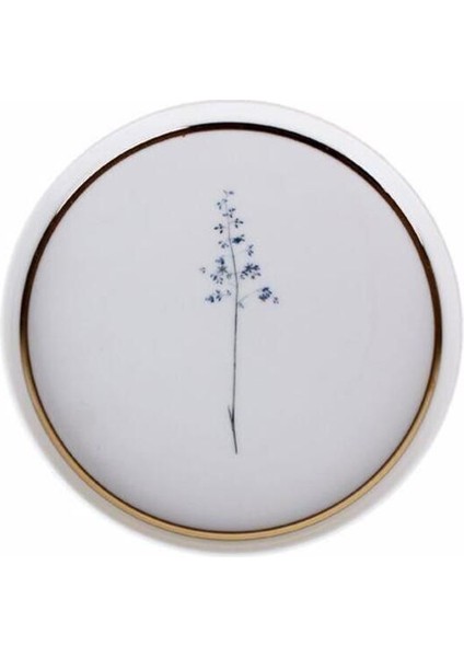 Botanical Desen8 18CM Düz Tabak, Şık ve Zarif Sunum Için Mükemmel Tercih
