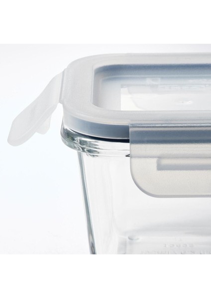 Turuncu Cam Saklama Kabı Seti, 3'lü, 180 Ml, Kare, Vakumlu Mini Kaplar modelleri