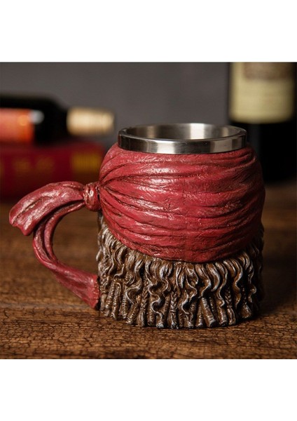 Siyah Paslanmaz Çelik Kupa Bardak, Karayip Korsanları Temalı, Şık ve Dayanıklı fiyatları