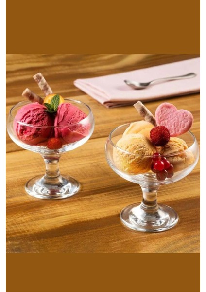 Turuncu 6'lı Dondurma Kasesi, 280 Cc, Şık ve Kullanışlı Tasarım fiyatları