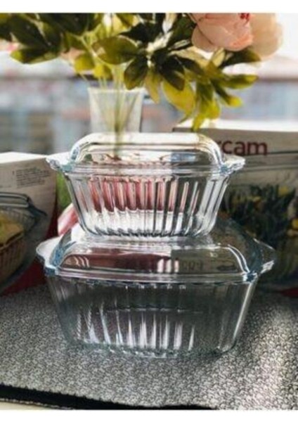 2'li Kare Borcam Takımı Turuncu, Kapaklı ve Dayanıklı Tasarım fiyatları