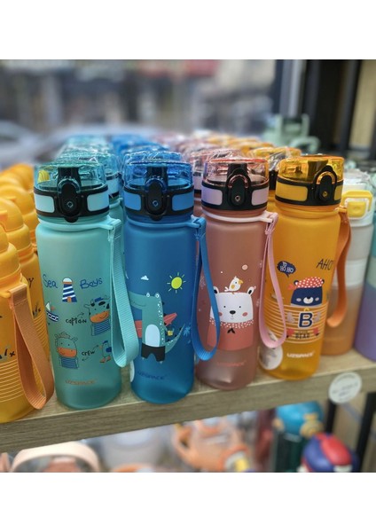 Desenli 500 ml Suluk, Turuncu, Şık ve Hafif, Gün Boyu Serin Tutar modelleri