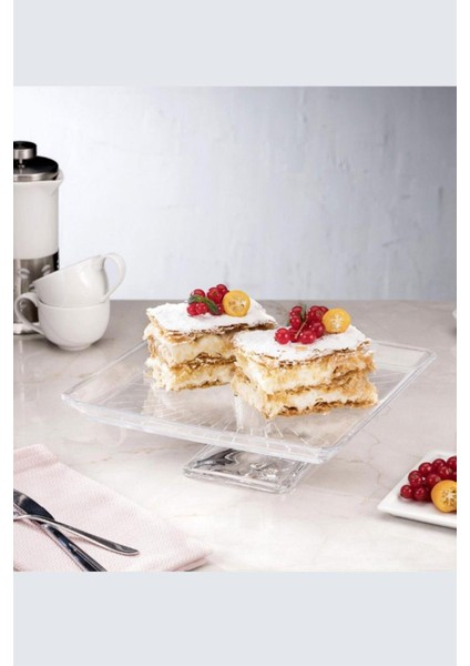 Turuncu Ayaklı Sunum Pasta Tabağı, Şık ve Kullanışlı, 950007 fiyatları