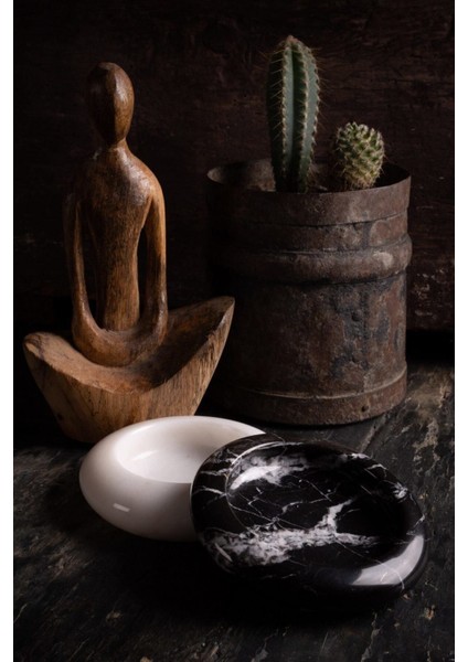 Mermer Yuvarlak Siyah Küllük, Şık ve Zarif Tasarım fiyatları