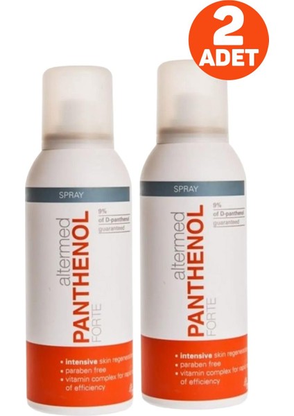 Altermed %9 Panthenol Forte Sprey 150 ml 2 Adet