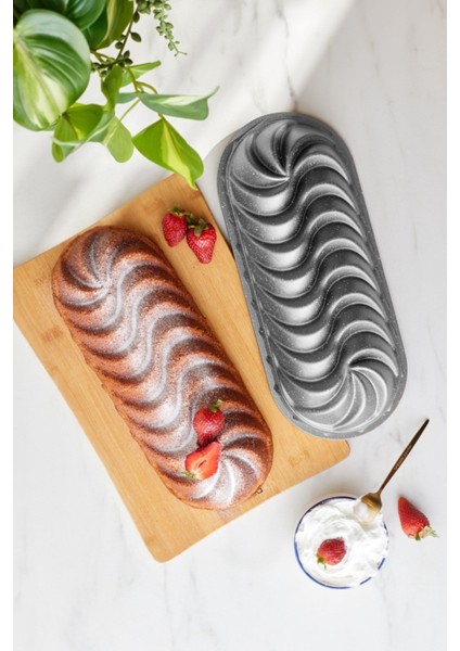 Antrasit Döküm Kek Kalıbı 35 Cm, Dayanıklı ve Şık Tasarım fiyatları