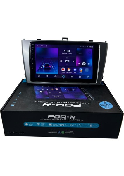 Toyota Avensis 2008-2015 Forx 6-128 Tam Profesyonel Oem Multimedia