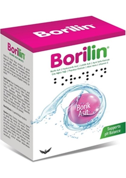Borilin Dış Genital Bölge Temizleyici 2X100 ml