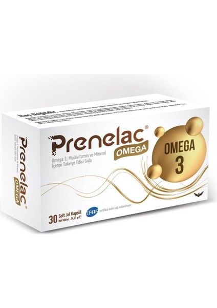 Prenelac Omega 30 Soft Jel Kapsül