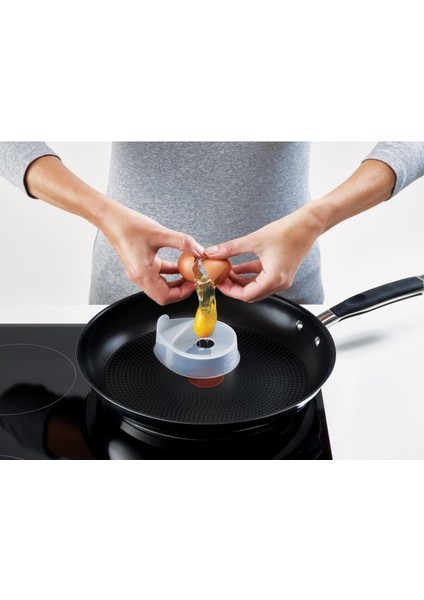 Gri Silikon Yumurta Kalıbı, 2'li Set, Pratik ve Şık Mutfak Gereci