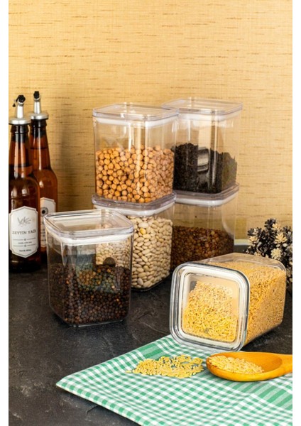 9'lu Vakumlu Şeffaf Saklama Kabı Seti, 3 Farklı Boy, Pratik ve Şık Tasarım fırsatları