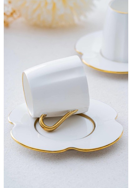 Iki Kişilik Beyaz Kahve Fincanı Takımı, 90 Ml, Şık ve Kullanışlı Tasarım fiyatları