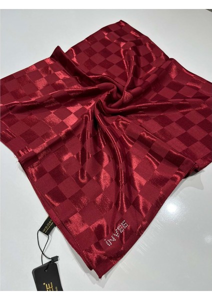 Inve Eşarp Dama Desenli - 1