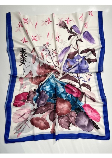 Ipekseli Pamuklu Şal Desen 3 - 13