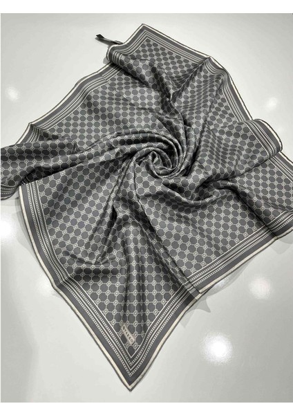 Vkko Monogram Ipek Eşarp - 5
