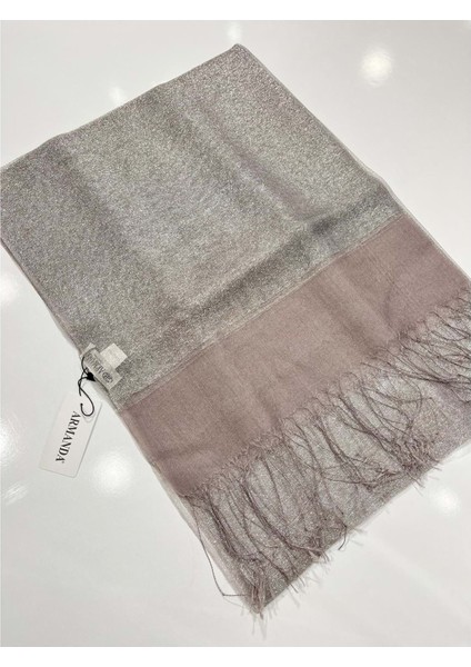 Armanda Simli Tül Şal %30 Ipek - 7