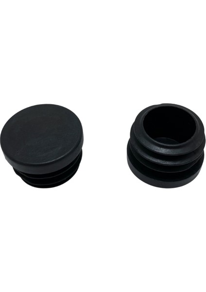 Yuvarlak Demir Profil Iç Tapa Geçme Plastik Ayak Geçme Koruma PLASTIĞI(38MM)(SİYAH) fırsatları