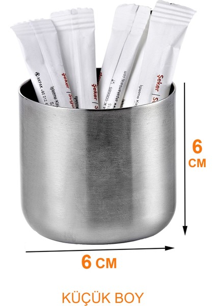 Kafe ve Restoranlar Için 10 Adet Stick Şekerlik, Şık ve Kullanışlı Küçük Tasarım fiyatları