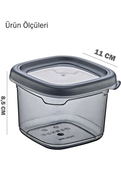 Gri 24'lü Sızdırmaz Saklama Kabı Seti, Dondurucu ve Mikrodalga Uyumlu indirimleri
