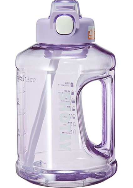 Mor Unisex Büyük Boy Matara 1500 Ml, Dayanıklı ve Şık Tasarım