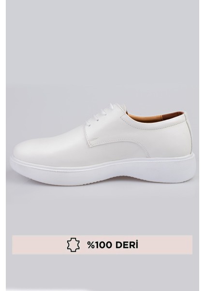 Hakiki Deri, Kalın Tabanlı, Iç Dış Deri Erkek Ayakkabı