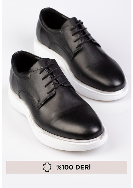 Hakiki Deri, Kalın Tabanlı, Iç Dış Deri Erkek Ayakkabı