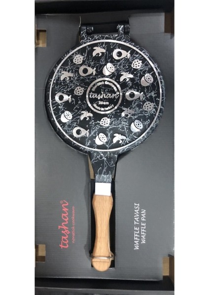 Granite Waffle Tavası, Ocak Üstü, Dayanıklı ve Şık Tasarım