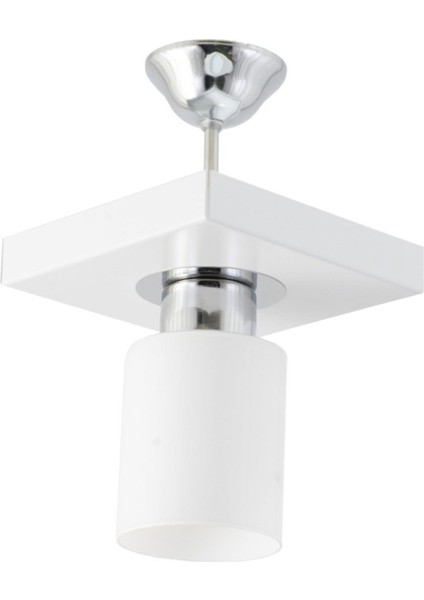 Modern Kare Tepsi Beyaz Avize, Şık ve Şık Tasarım ile Ev Dekorasyonuna Uygun