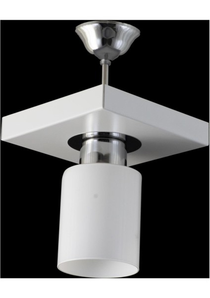 Modern Kare Tepsi Beyaz Avize, Şık ve Şık Tasarım ile Ev Dekorasyonuna Uygun modelleri