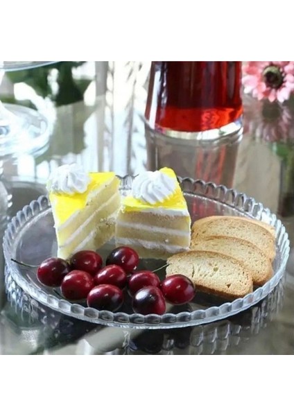 Turuncu 32 cm Büyük Servis Tabağı, Şık ve Kullanışlı Mutfak Gereçleri