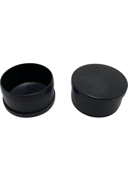 Yuvarlak Demir Profil Iç Tapa Geçme Plastik Ayak Geçme Koruma PLASTIĞI(50MM)(SİYAH) fırsatları