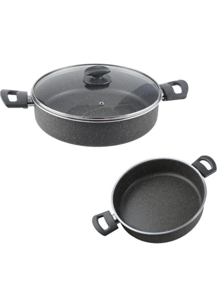 24CM Gri Basık Tencere, Şık ve Dayanıklı, Pratik Kullanım modelleri