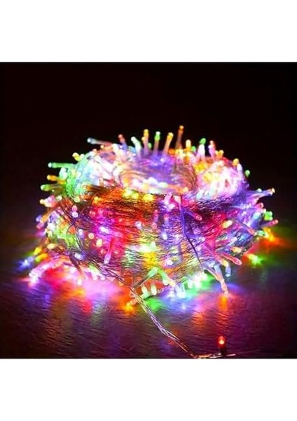 Metre 100 Ledli Rgb LED Işık, 8 Farklı Animasyonlu, Birbirine Eklenebilir, Parti, Yılbaşı, Doğum Günü, Eğlence Için modelleri