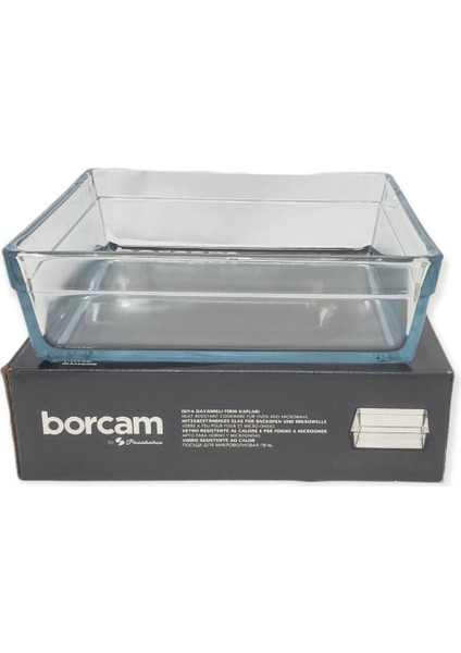 59314 Kare Borcam Tepsi 29X29 Cm, Şık ve Dayanıklı, Beyaz Renkli, Mutfağınız Için Ideal