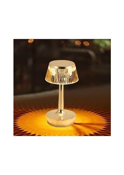 Masa Lambası Dimmerli Dekoratif Abajur Cata Rio Dokunmatik Sunum Lambası 3 Renk Işık Modu modelleri