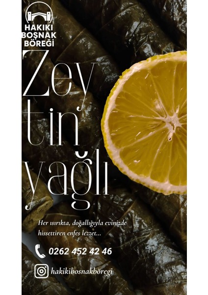 Hakiki Zeytinyağlı Yaprak Sarma