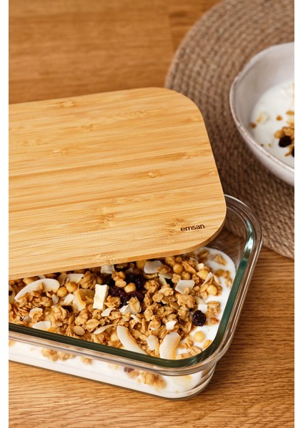 Kahverengi 1050 ml Borosilikat Saklama Kabı, Sağlıklı ve Şık Mutfak Gereci modelleri