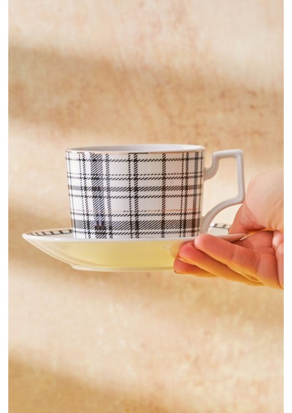 Iki Kişilik 230 ml Siyah Çay Fincanı Takımı, Şık ve Kullanışlı Tasarım modelleri