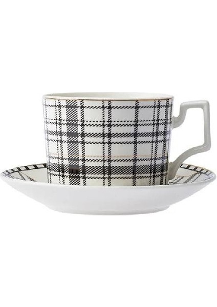 Iki Kişilik 230 ml Siyah Çay Fincanı Takımı, Şık ve Kullanışlı Tasarım