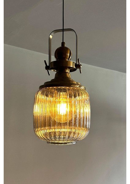 Füme Cam Tekli Sarkıt Avize Retro Tasarım, Salon ve Restoran Aydınlatması modelleri