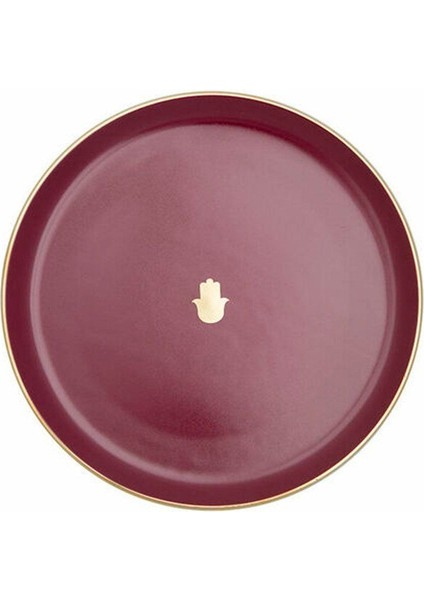Fuşya Düz Tabak 20 Cm, Şık ve Modern Sofra Takımı Parçası