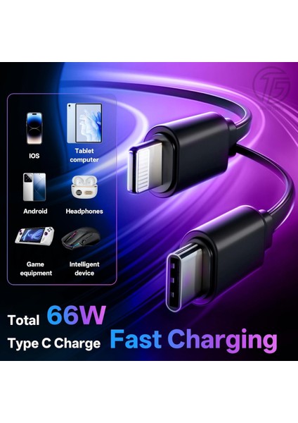 USB C Type-C Araç Şarj Aleti, 4'ü 1 Arada Hızlı Şarj Araç 66W Araç USB Çakmaklık Şarj Cihazı indirimleri