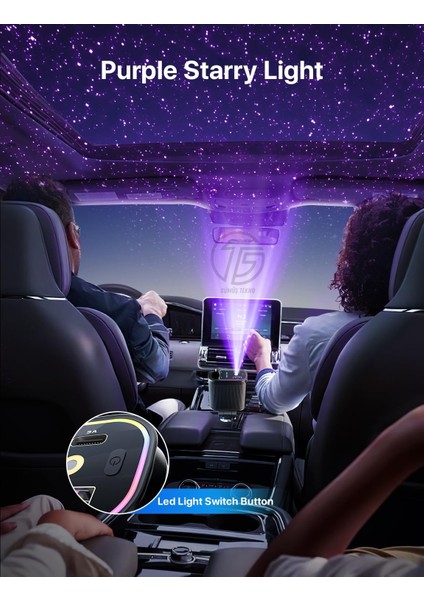 USB C Type-C Araç Şarj Aleti, 4'ü 1 Arada Hızlı Şarj Araç 66W Araç USB Çakmaklık Şarj Cihazı