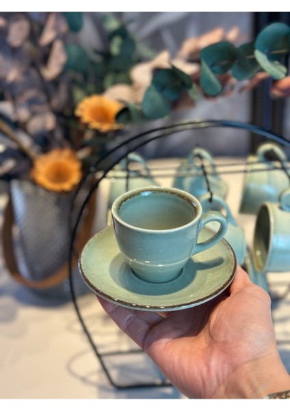 Iki Kişilik Yeşil Fincan Takımı, Şık ve Zarif Tasarım fiyatları