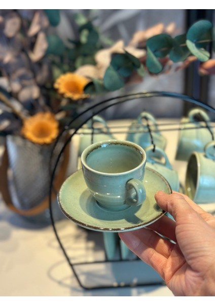 Iki Kişilik Yeşil Fincan Takımı, Şık ve Zarif Tasarım modelleri