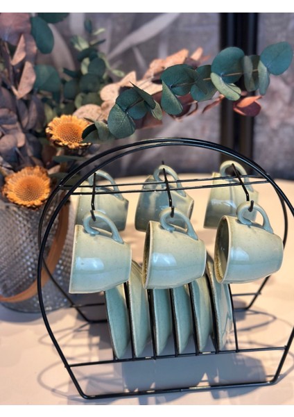 Iki Kişilik Yeşil Fincan Takımı, Şık ve Zarif Tasarım fırsatları